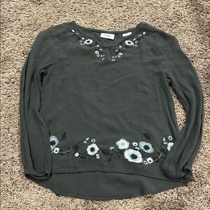 Daytrip Charcoal Gray Top